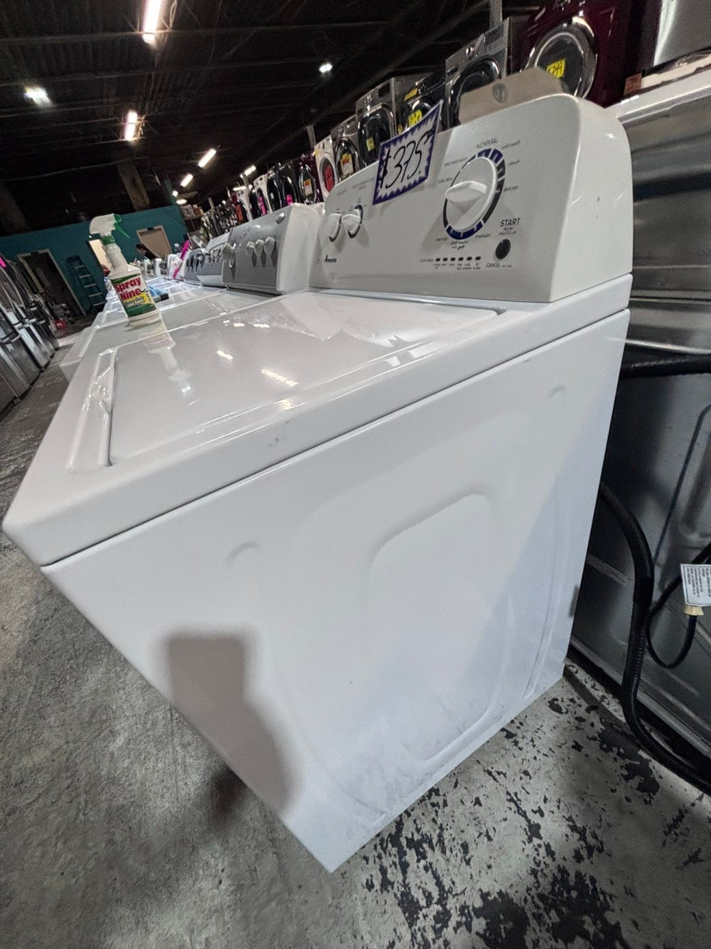 >*Amana  Top load washing machine large capacity w agitator 27" in good condition,used-Refurbished #WP3BYQB