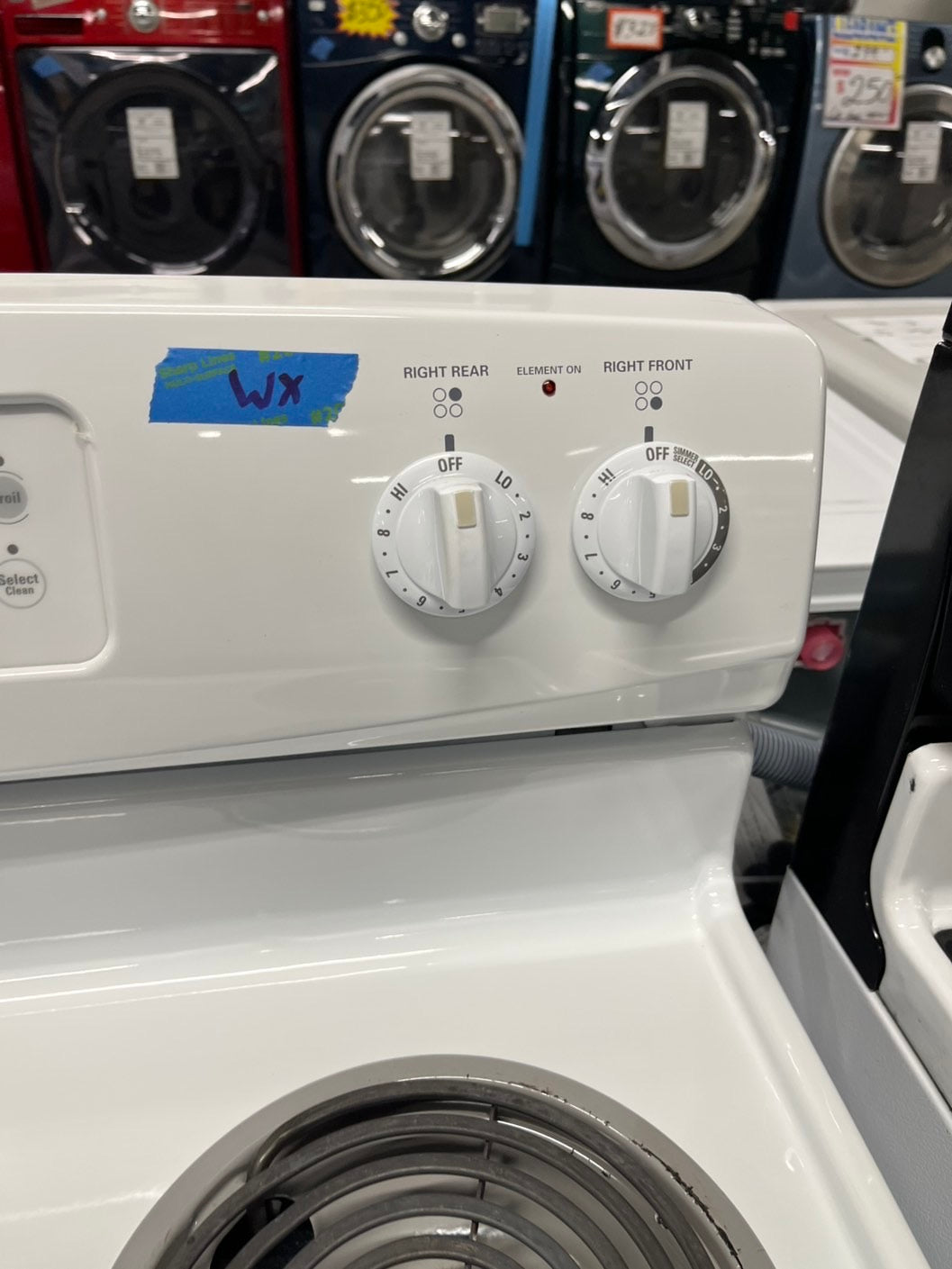 🔥Black Friday sale‼️ Kenmore electric coil range 220v 4 burner bake broil hi/low white   30" #EL56BAB