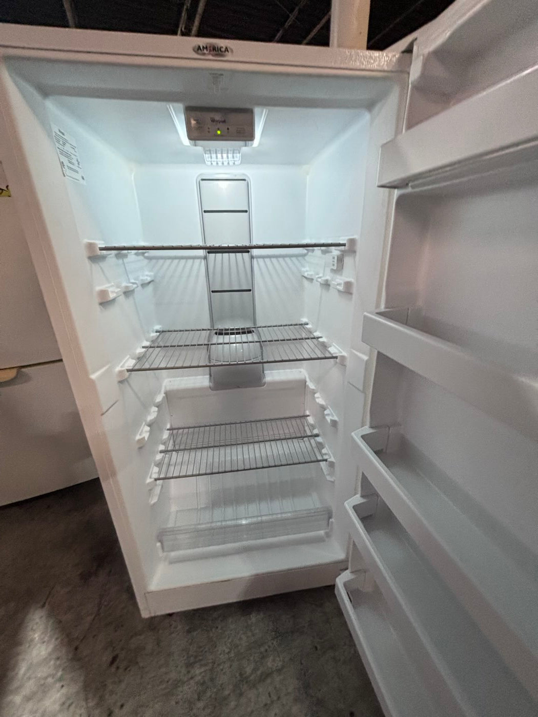 }sale 🎈whirlpool 30”x wide x 60”height x  25”depth up-right freezer white 16cu.ft Refurbished-used #RFBQ5XBB