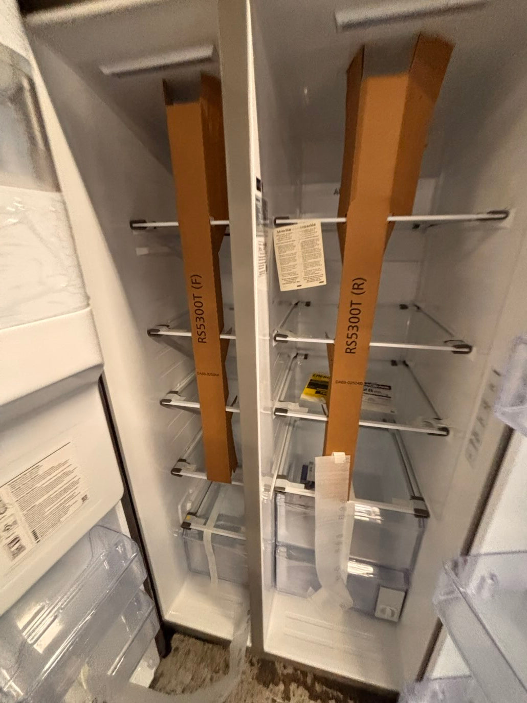 }}New open box 📦 Samsung - 26cu. ft. Side-by-side full size fridge Stainless Steel
#FS26TRTB