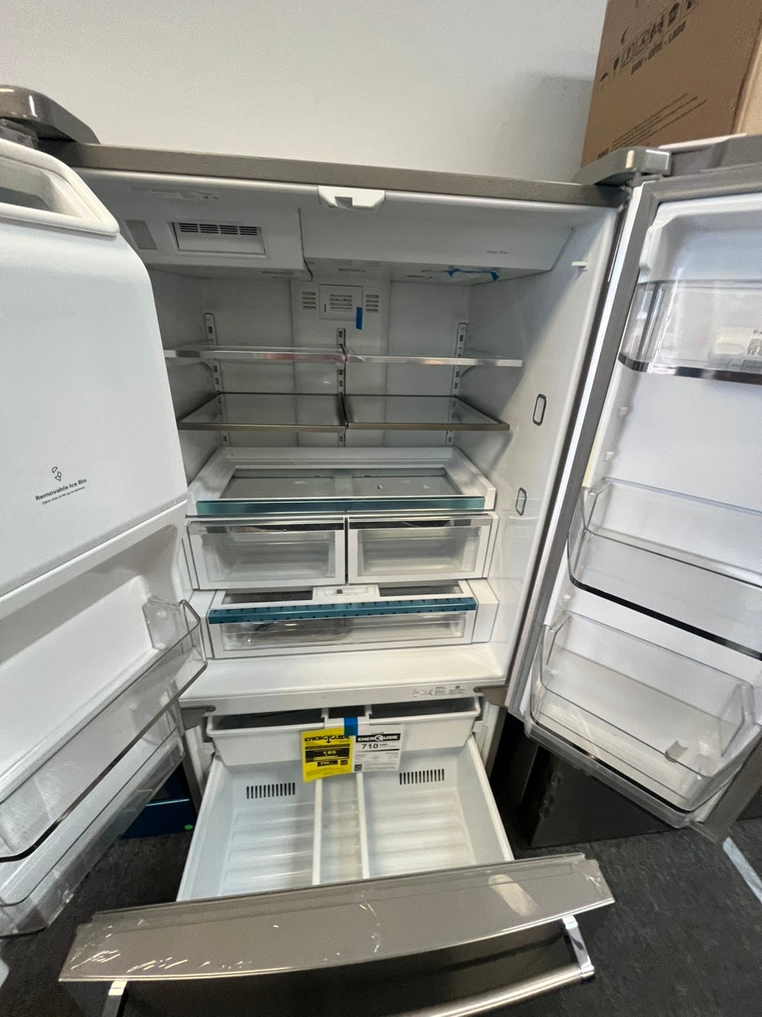 🎉🥳 =2Pcs package kitchen. New scratch&Dent Kitcheniad 36” French Door fridge stainless steel & Gas range 5 burner stainless steel 30” #RFRGA24BL