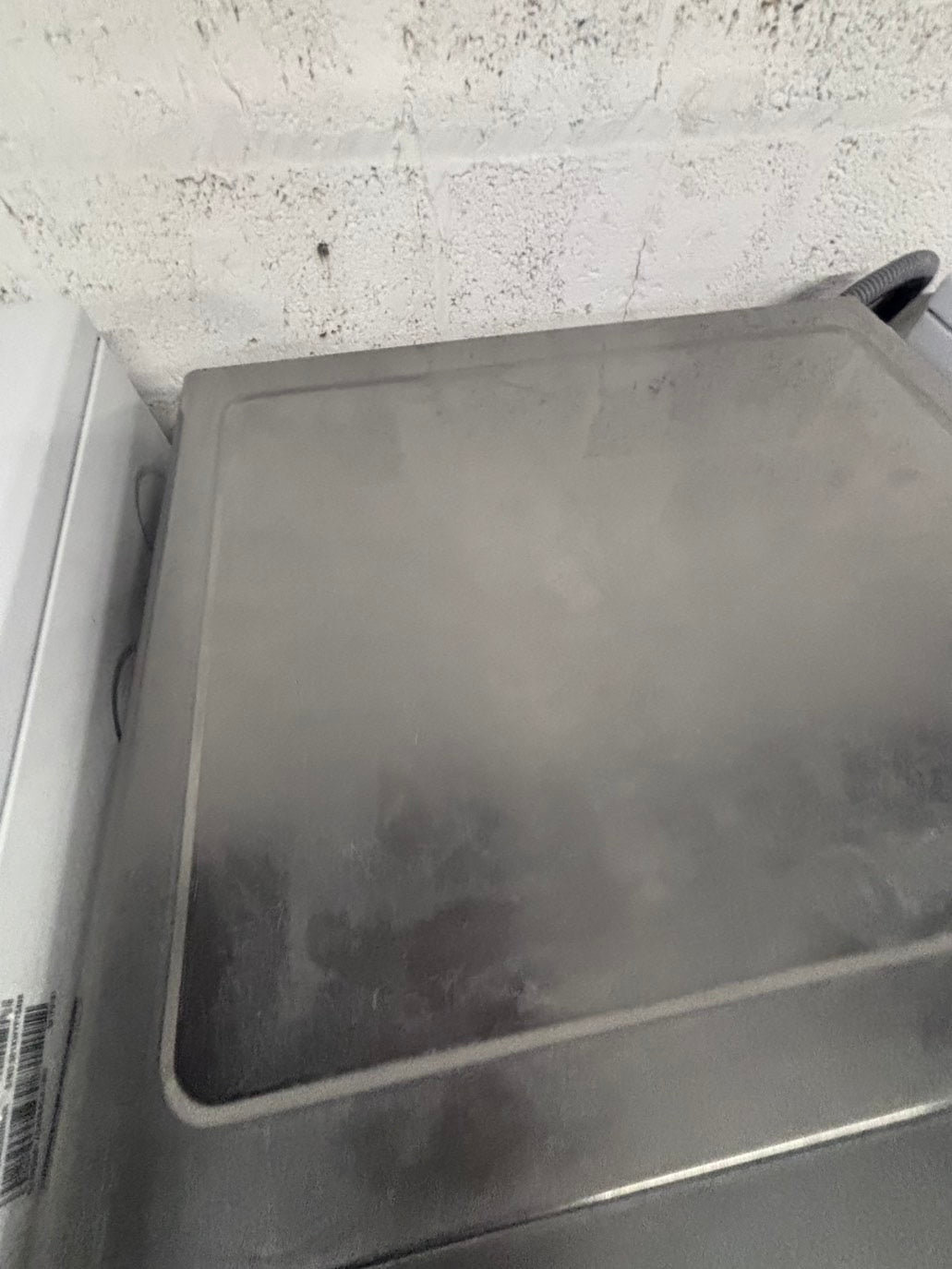 >*Samsung gray front load washer large capacity stackable or side by side  27” in used-Refurbished #SGEE3WB