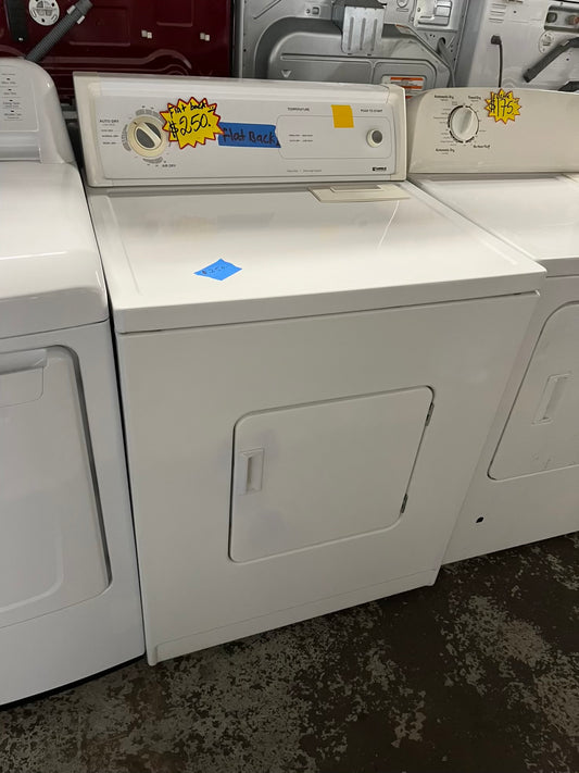 Kenmore electric 220v dryer side x side flat black #ED064VB