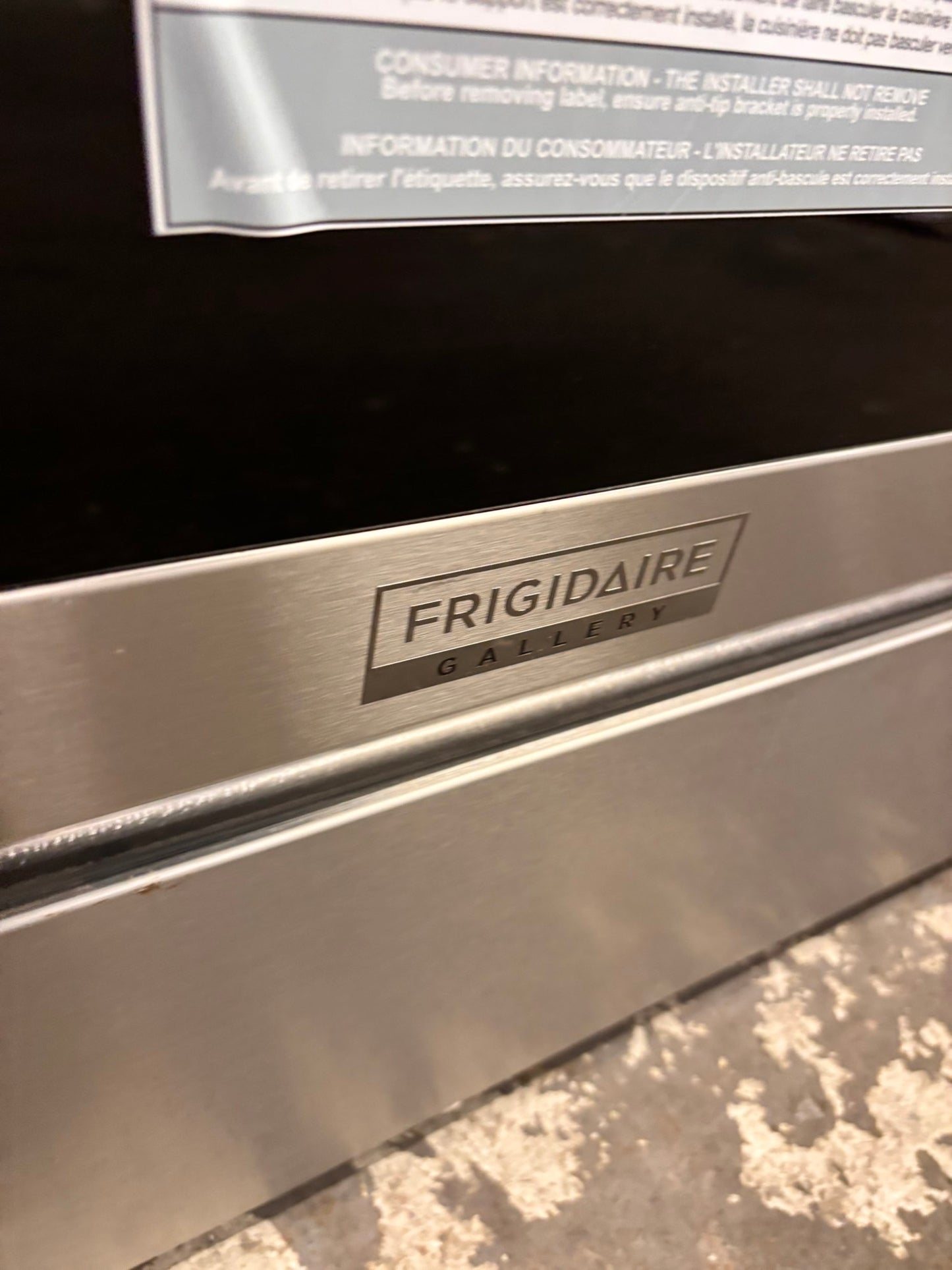 >new scratch & dent open box 📦 Frigidaire gallery stainless steel slide-in Airfry convection oven ,bake broil steam clean ,30” #FGG45ZB