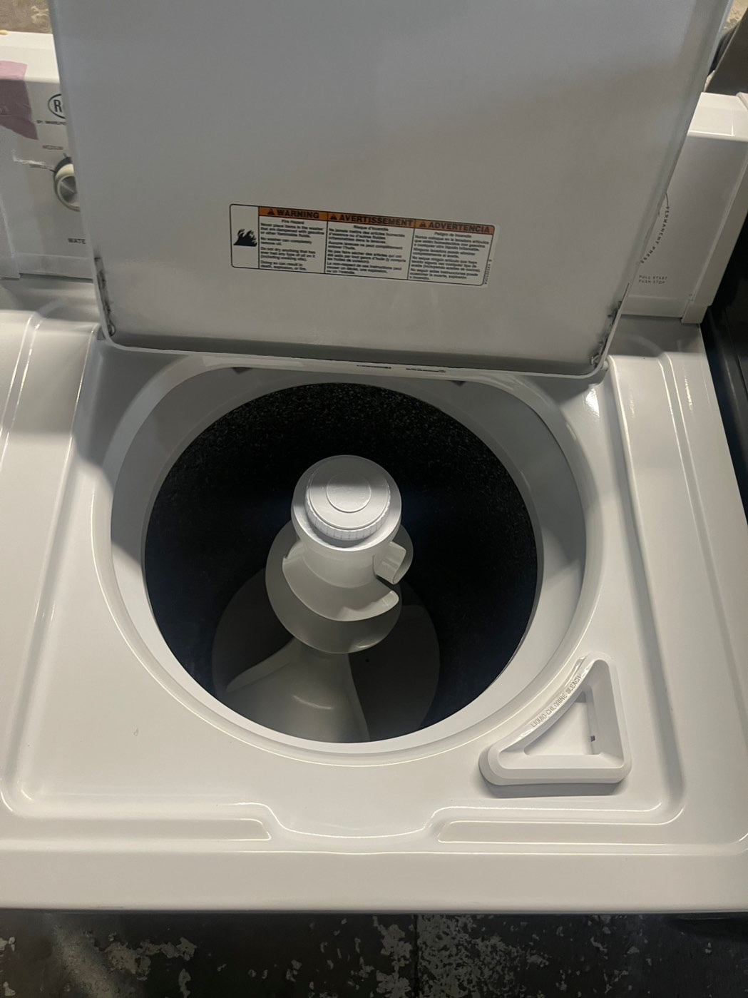 =Roper Top load washing machine w agitator 27" used-Refurbished #WRPR45B