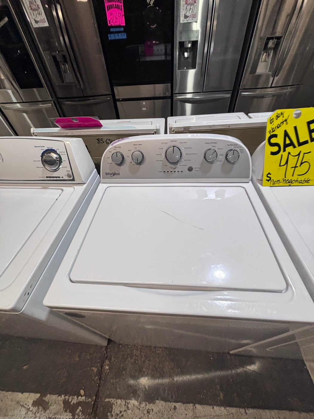 >*special🔥whirlpool top load washer  & electric dryer 220v  set top load side by side #MNY1YB