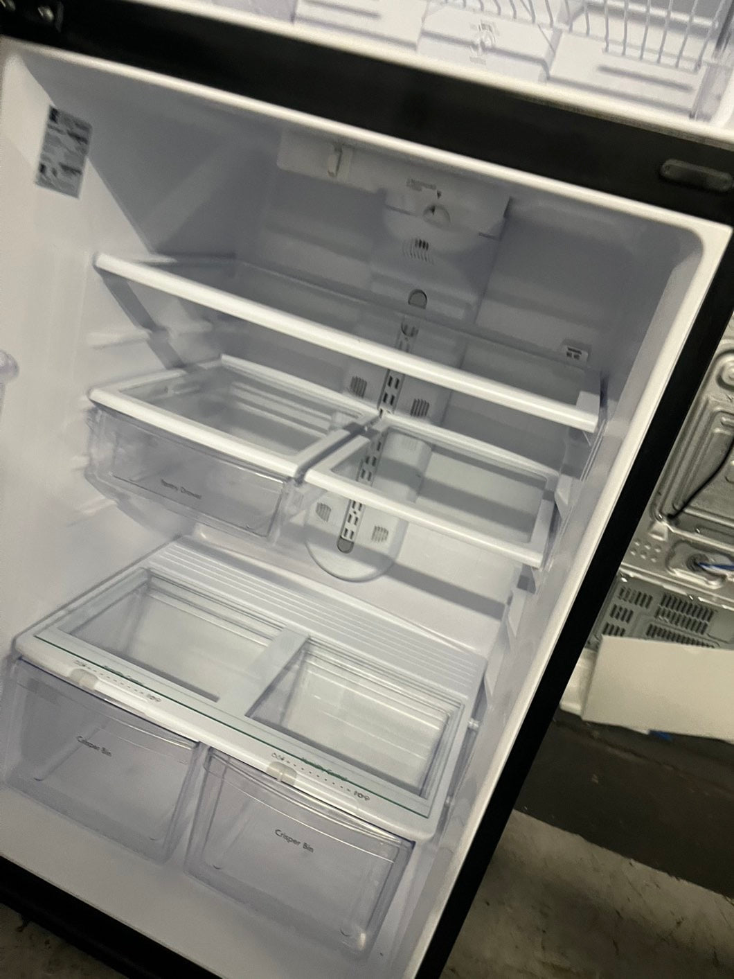 =Kenmore  30”Top freezer fridge black refurbished #RFKTP23B