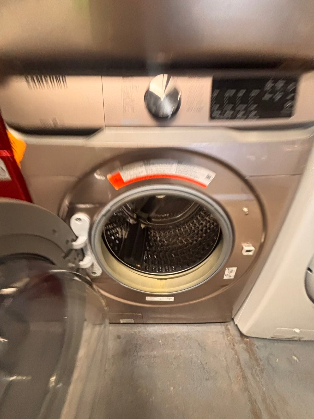 } samsung washer & dryer set electric 220v front load stackable or side by side working 💯  with warranty - sensor dry in Tuscan (champagne color )   #ALSK1ZET