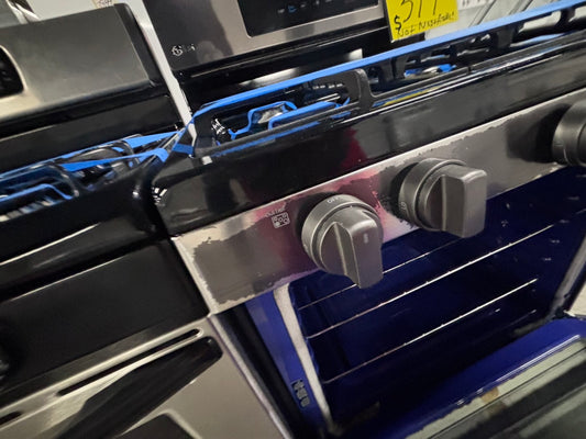 🔥Sale🥳 Gas range 5 burner bake broil self clean in stainless steel -used-Refurbished 30” #GS6TYB