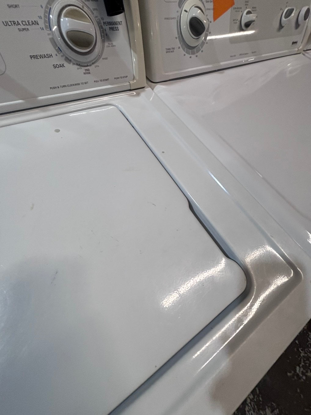 }sale 🔥🔥KENKORE  top load washer with agitator & electric dryer 220v  set   top load side by side working 💯  with warranty top load side by side #SKR62YB