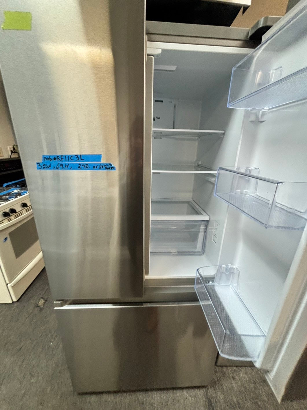 🎄🎄Christmas sale 🎅 | Samsung kitchen combo / furnished Refrigerator 32”, gas range, New microwave and dishwasher -💥4 appliances💥#RFGS32L