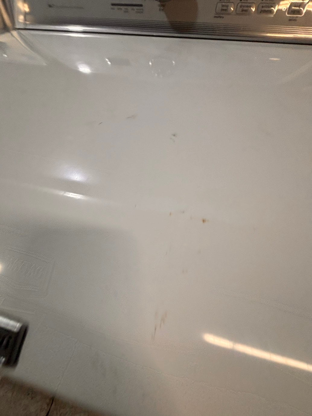 >*maytag dryer electric 220v & whirlpool washer white   large capacity side x side  white color used-refurbished #WYT6BB