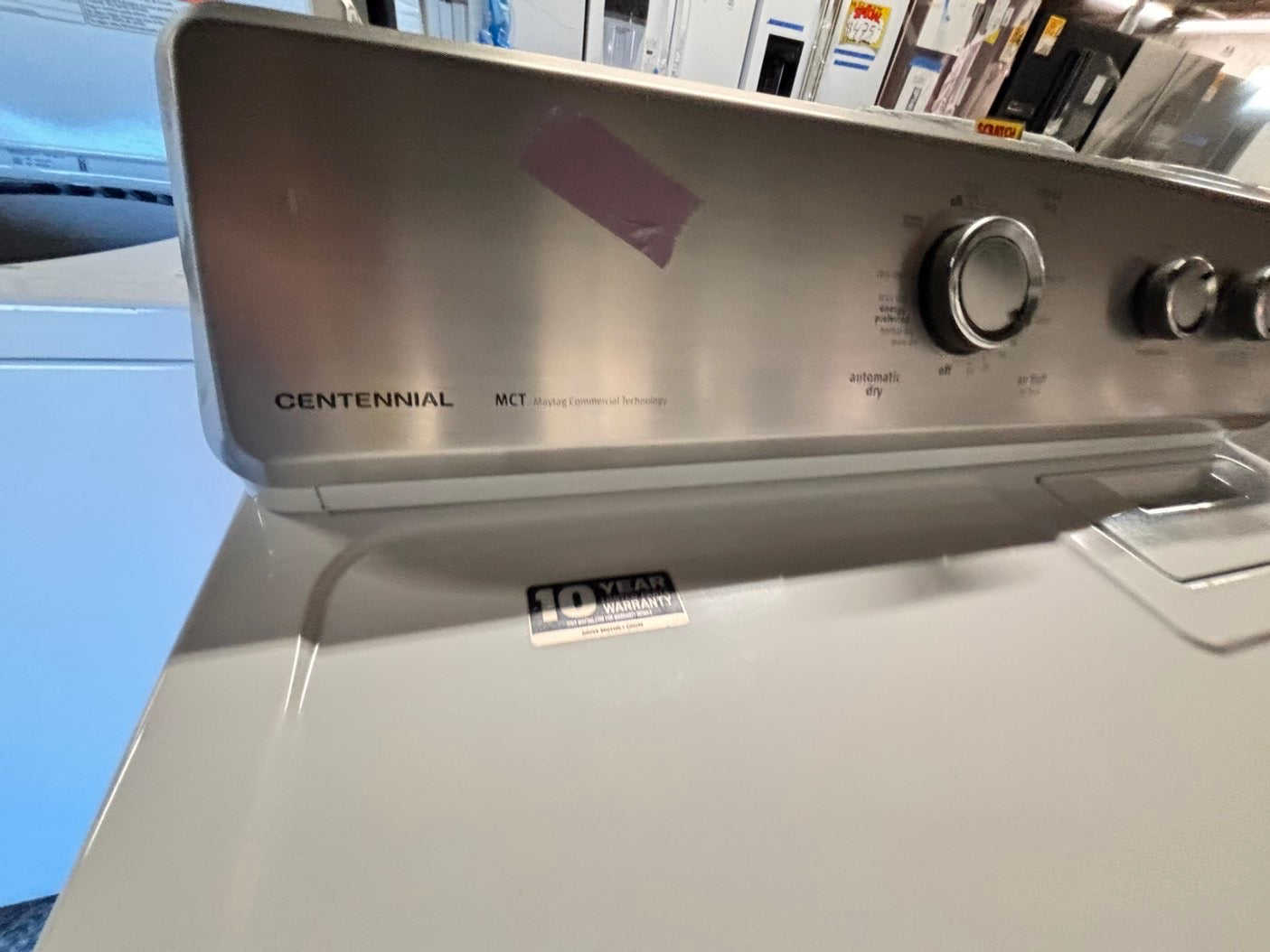 >maytag top load dryer side by side electric 220v large capacity & top load washing machine stainless steel drum with agitator used-Refurbished
#ASD56GBSET