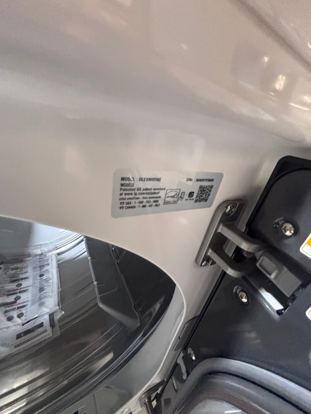 } LG top load side x side extra large capacity electric 220v dryer   27” used like new -Refurbished working 💯  with warranty #EDLG05B
