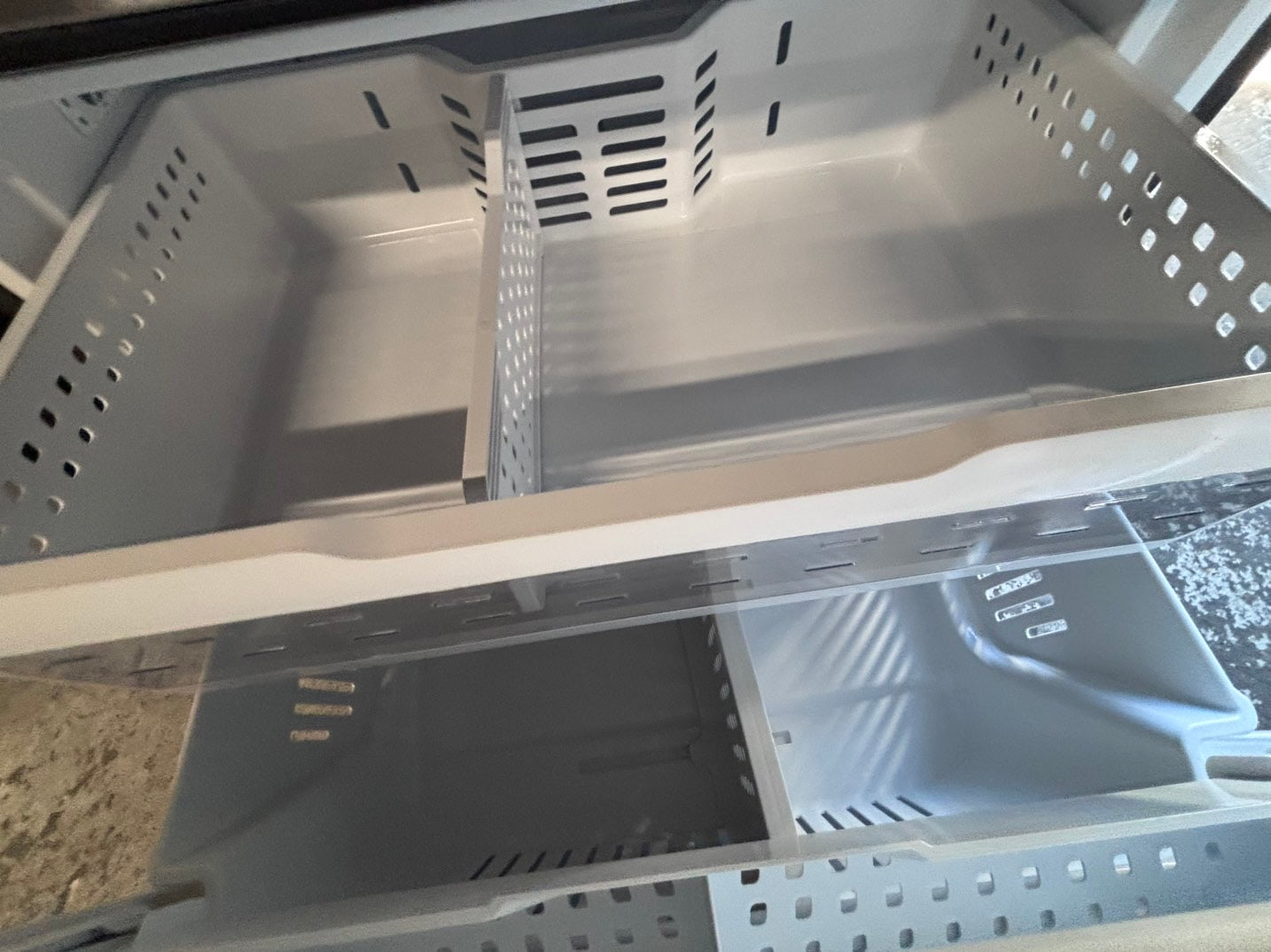 >GE 36” French Door Refrigerator Super-Capacity with ice maker & water dispenser ,used-refurbished #GE50PSB