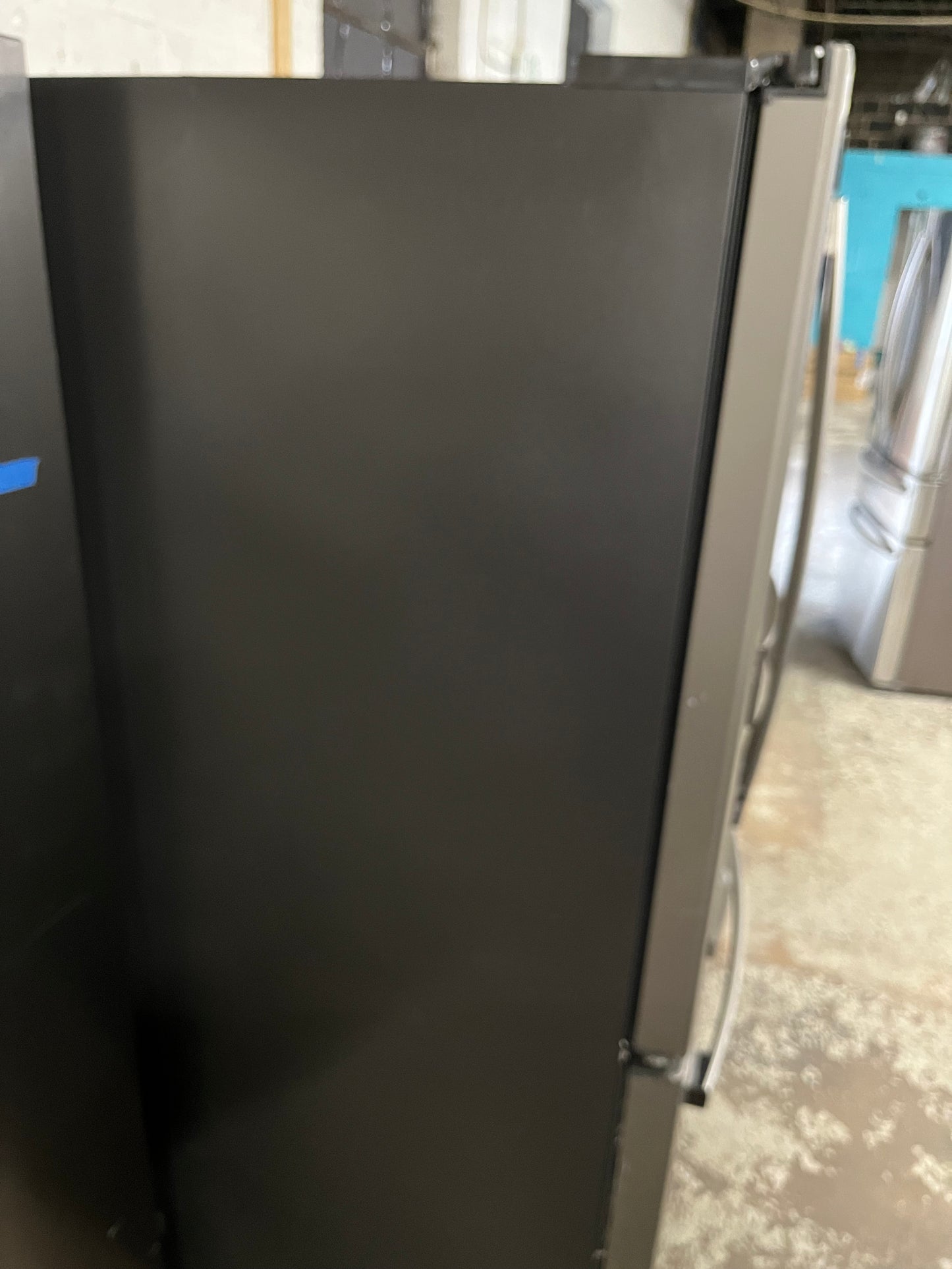 *🔥Black Friday Deal🔥Used | Refurbished GE 36” French door refrigerator slate color w/ice water dispenser 36" stock number #RFGP23PB