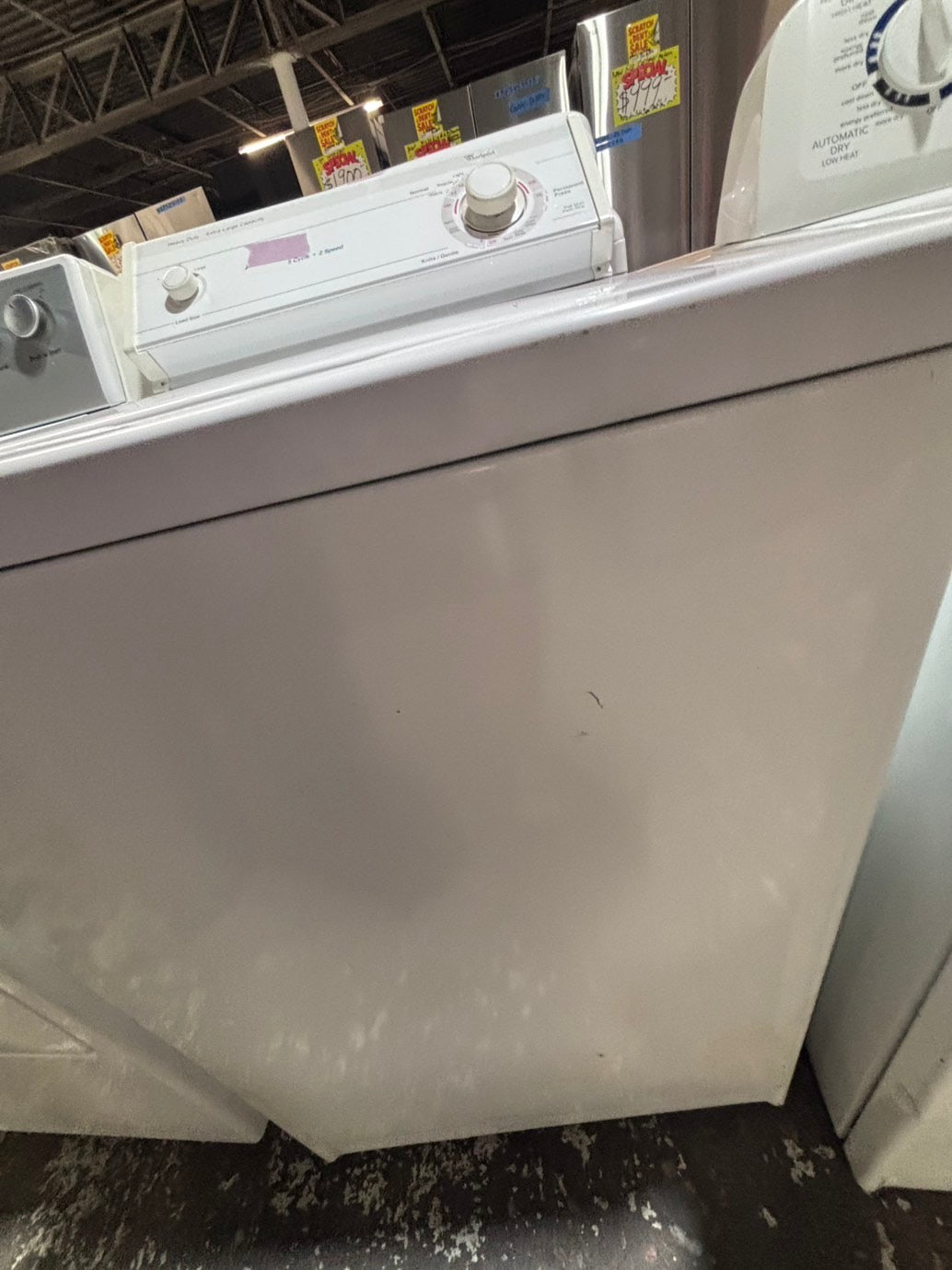 >*whirlpool Top load washing machine w agitator 24” in good condition,used-Refurbished #WZ17JKB