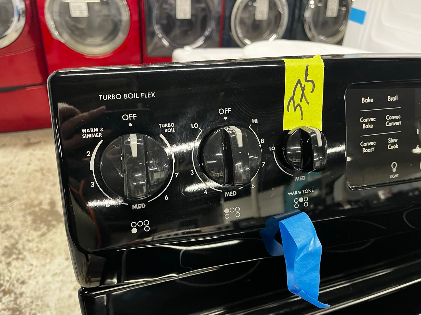 🎁Holiday Sale 🎄 Kenmore electric 220v glass top range 5 burner Refurbished convection bake Broil self clean black 30" #ER79AB3B