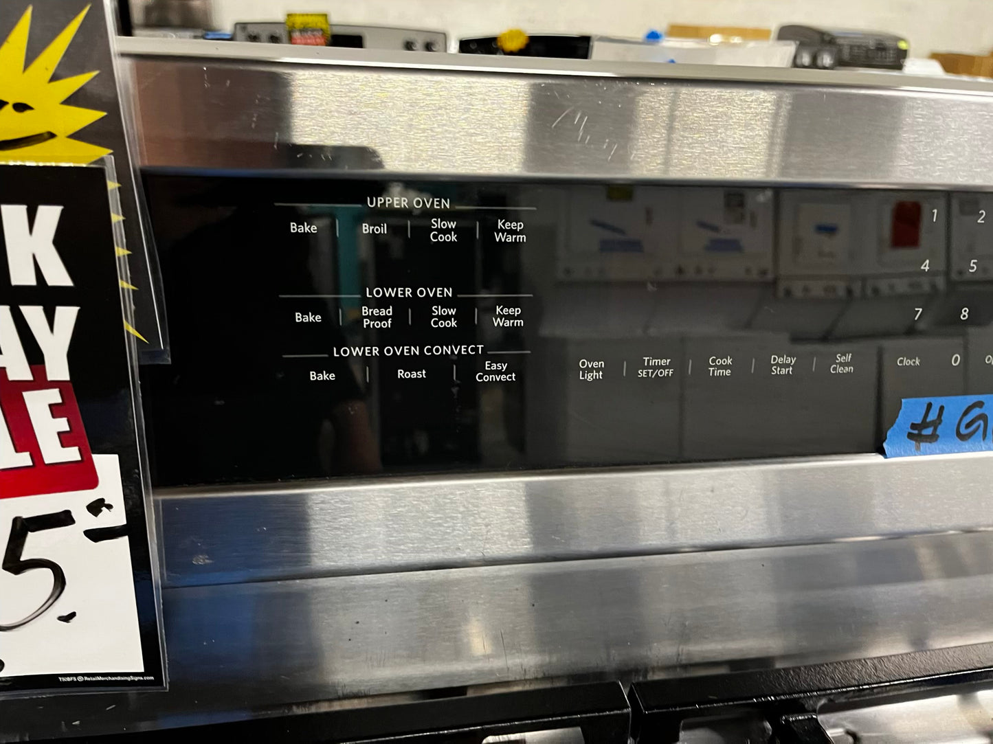 • 🍁 Thanksgiving Special  🦃  KitchenAid Gas range 5 burner convection bake broil self clean in stainless steel used-Refurbished 30” #GR9333AB