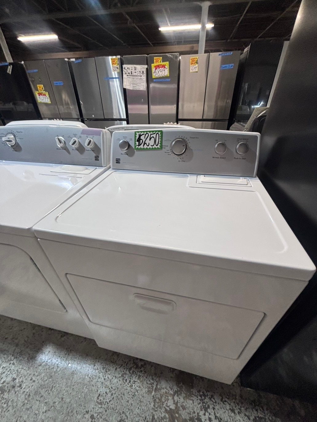 >kenmore  29” large capacity electric dryer 220v side by side used-refurbished #KDE545PB