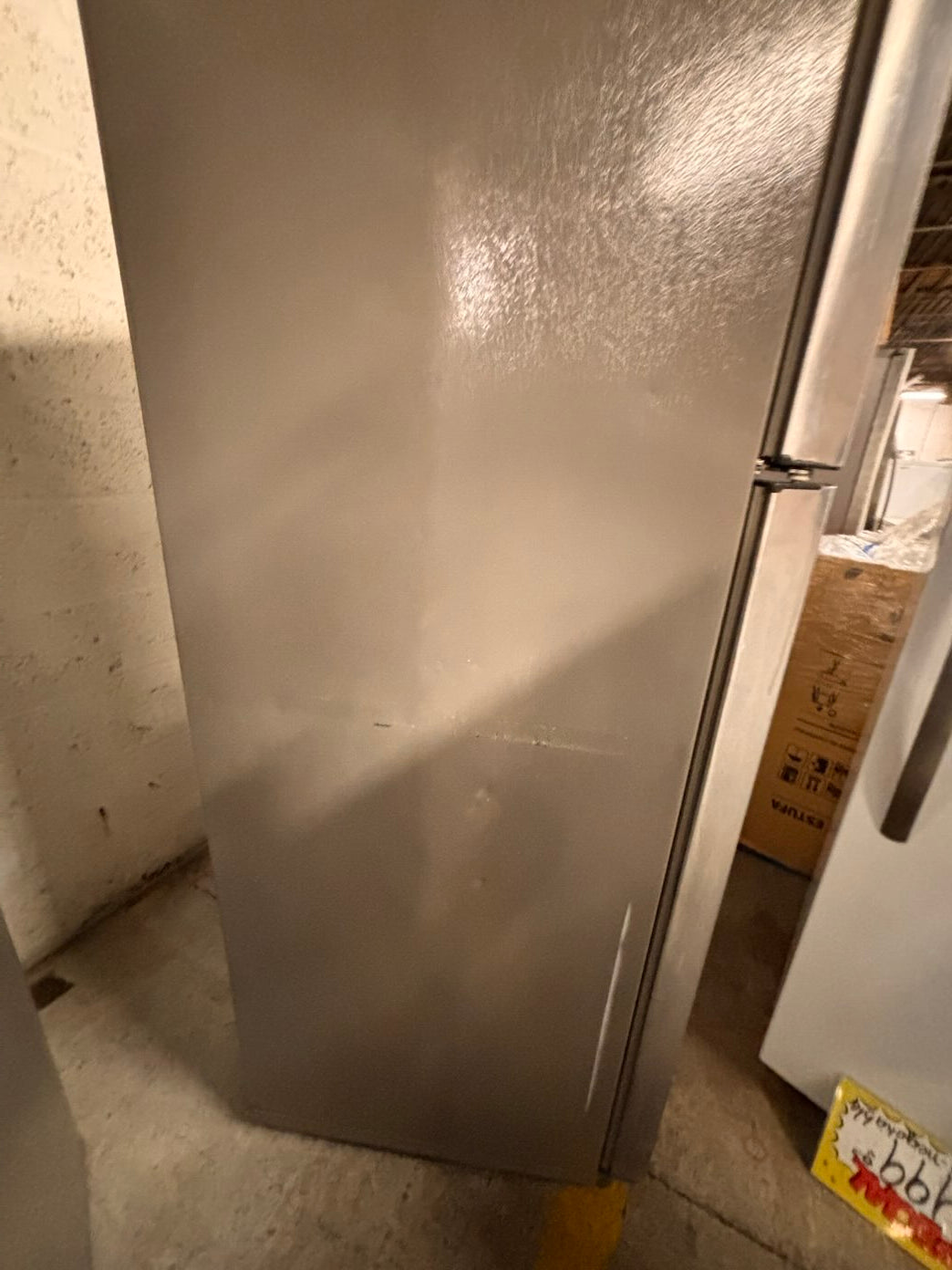 }}special 🔥28” whirlpool top freezer fridge stainless steel  used-refurbished working 💯  with warranty #FTW66ZB