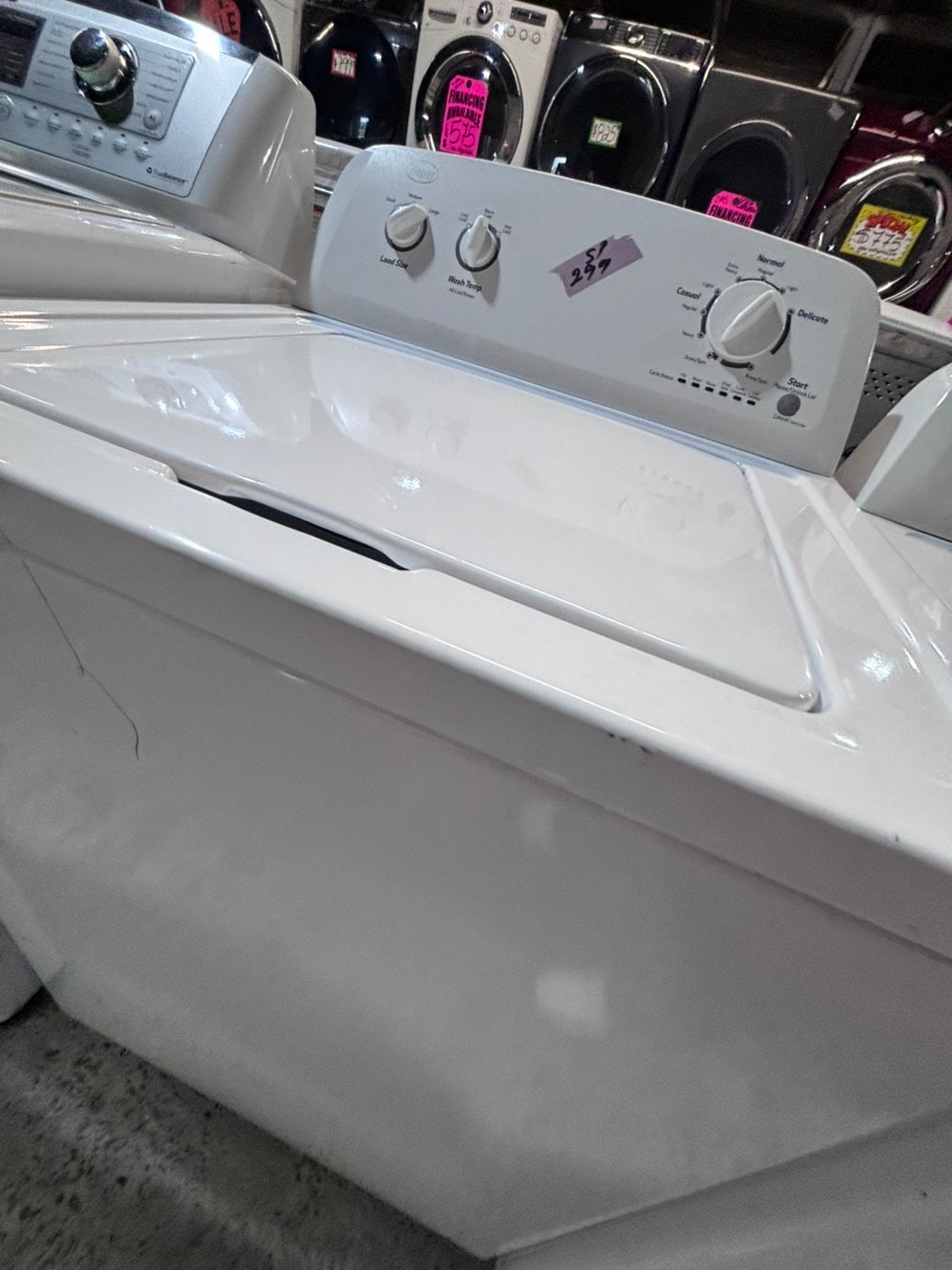 >*sale🔥Roper top load washer  & electric dryer 220v  set top load side by side #SPR2T1B