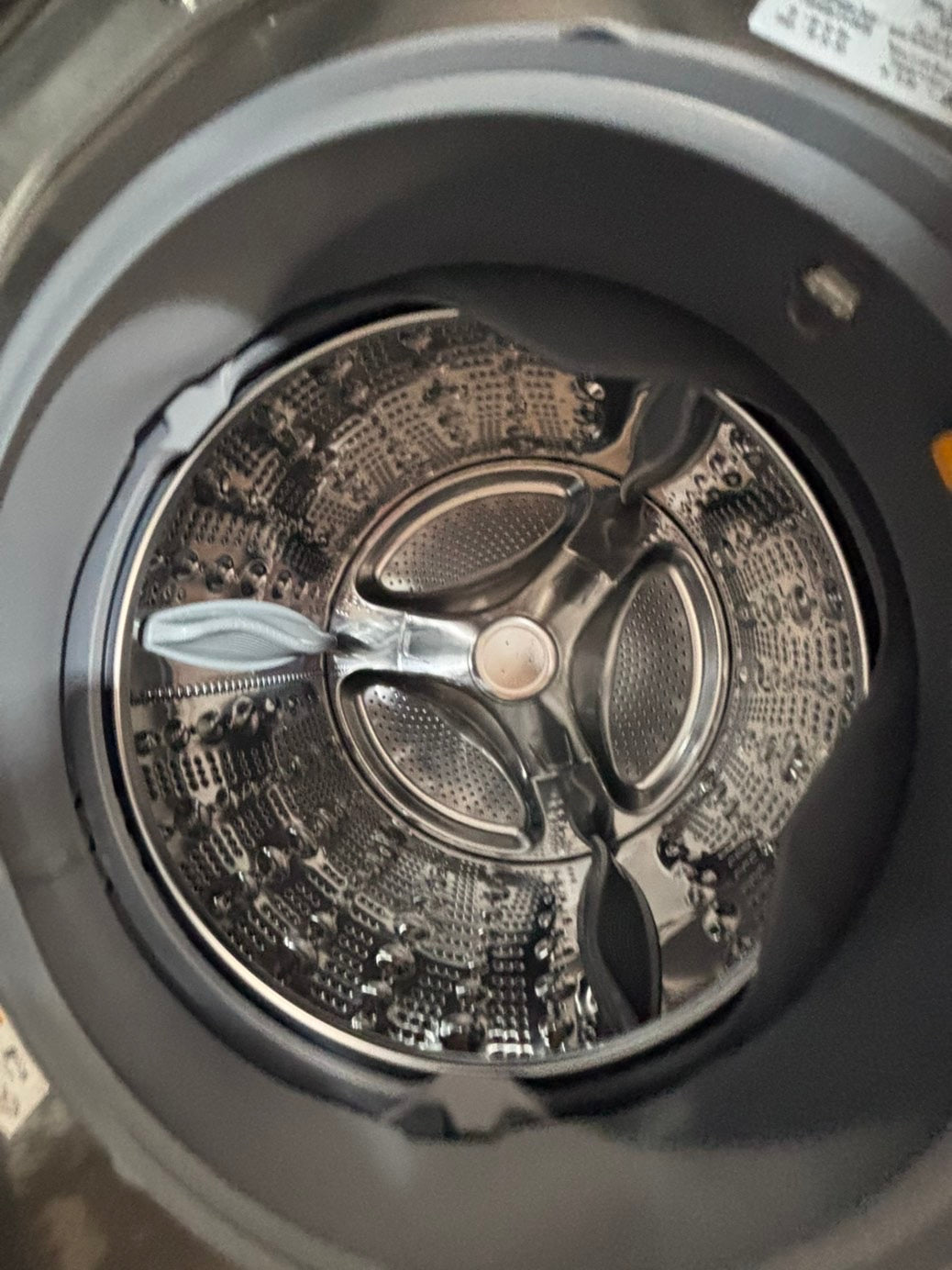 >*used great condition 29”refurbished LG steam washer & dryer set electric front load jumbo size stackable or side by side stainless steel drum 29" #WEXDZX9B