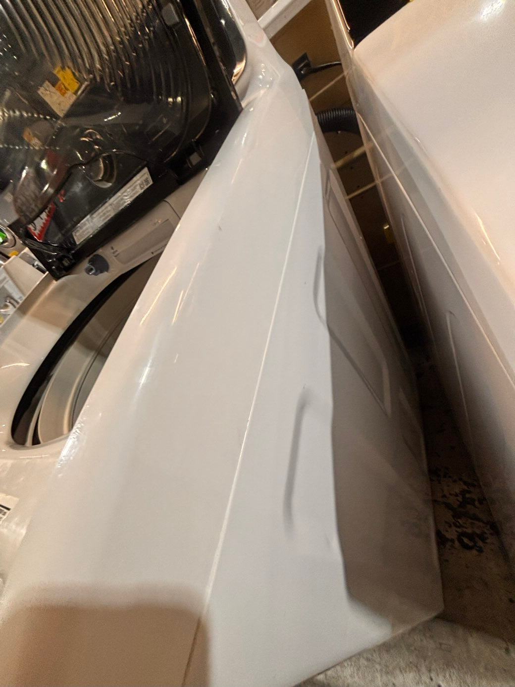 } }Samsung 27” white color Top load washer extra Large capacity 5.5cu.ft stainless steel Drum working 💯  with warranty ! used,refurbished #SAWTL12B