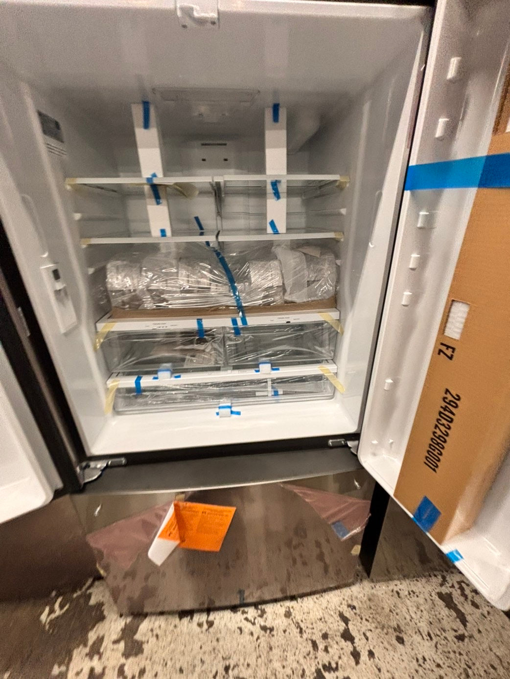 >special🎈New open box 📦 GE Refrigerator with ice maker & water dispenser - Stainless Steel #RFGAA4DB