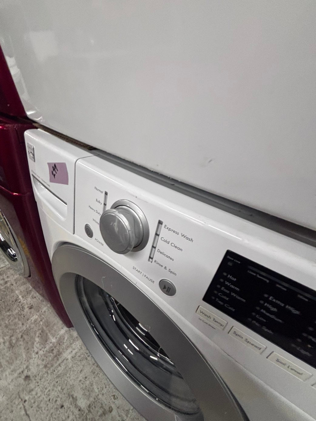 >*special 🔥mix & match kenmore washer & LG dryer set electric 220v front load stackable or side by side - sensor dry in white  #MX44V6BSET