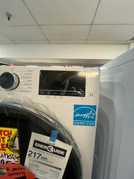 💥Flash sale💥= Open Box scratch and dent 📦 BEKO 24” in front load electric 220v ventless washer & dryer set front load stackable #WDV24BL