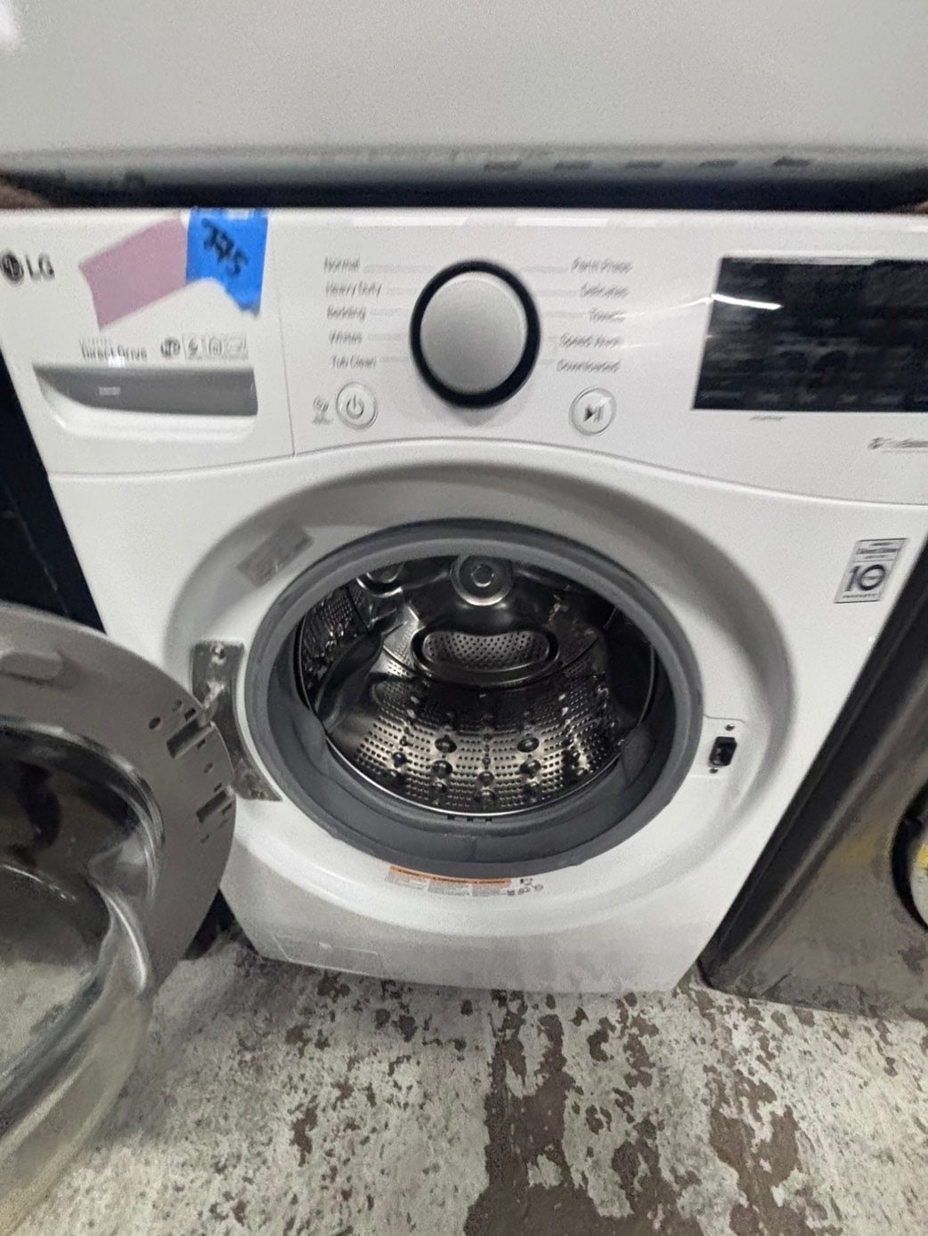 >*LG washer large capacity & dryer set electric 220v front load stackable or side by side - sensor dry in white #WLYT6BSET