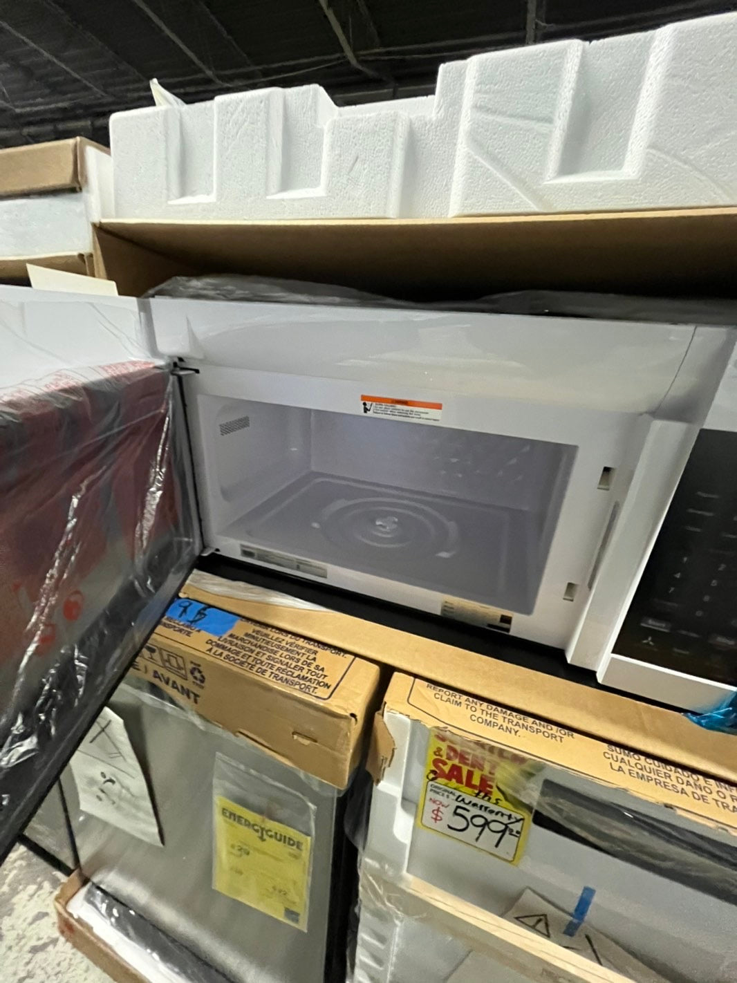 🎁🎄Holiday Sale‼️Open box 📦 New  Insignia™ - 1.7 Cu. Ft. Over-the-Range Microwave with 2-Stage Cooking - White #MCIG41B