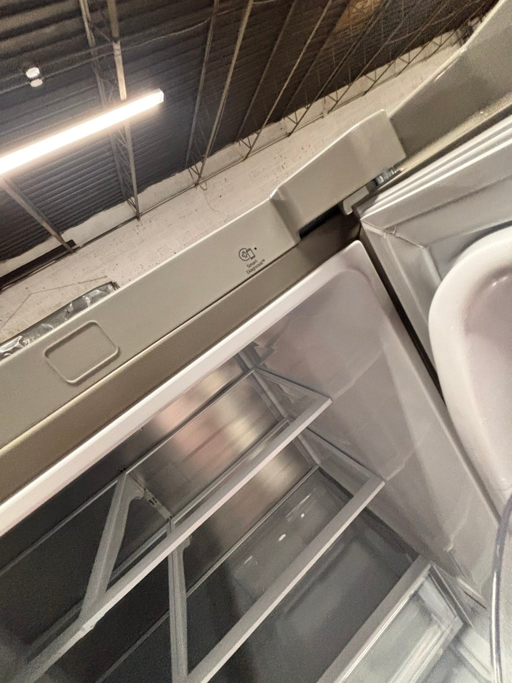 >special🎈New open box (costumer return ) LG - Counter-Depth MAX 25.5 Cu. Ft. French Door Smart Refrigerator with ice maker & water dispenser - Stainless Steel #RFLG55YB