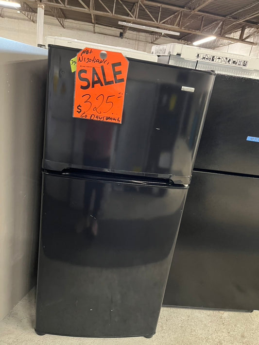 🥳🎉=Kenmore 30” top freezer refrigerator black used refurbished 30” #RZF306B