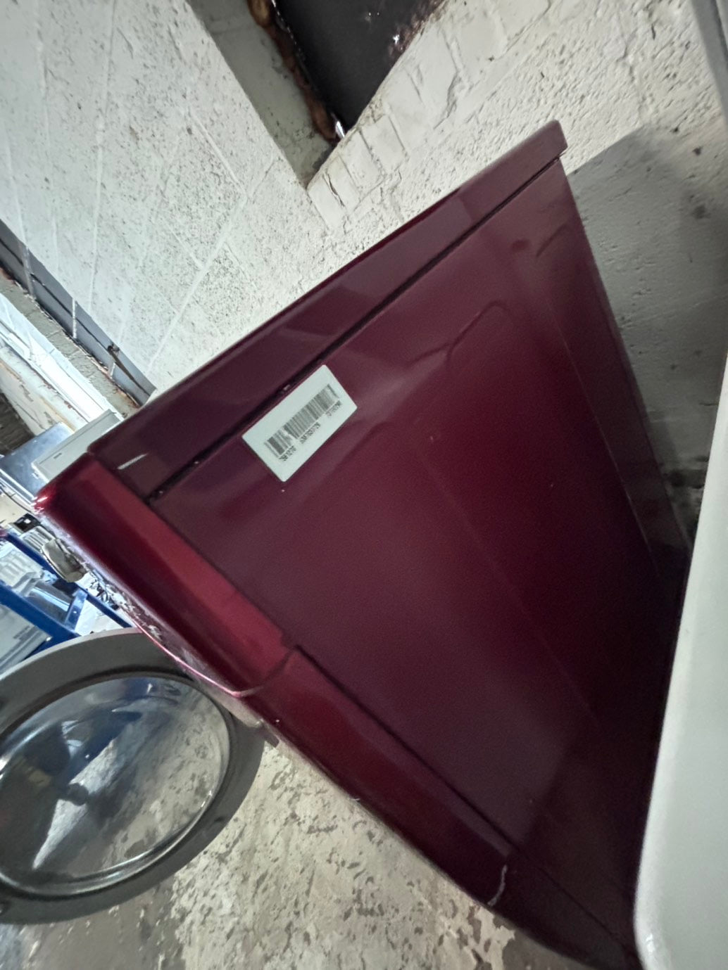>*sale🇺🇸LG sensor Dry front load stackable electric 220v dryer in red color used-refurbished 27" #DSZ1NB