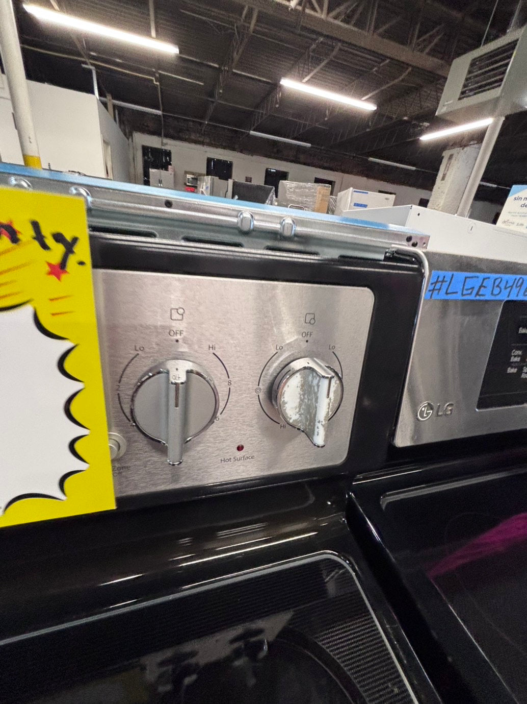 >*Special🔥whirlpool electric 220v glass top range bake Broil roast self clean stainless steel 30" Refurbished #ESZW12B