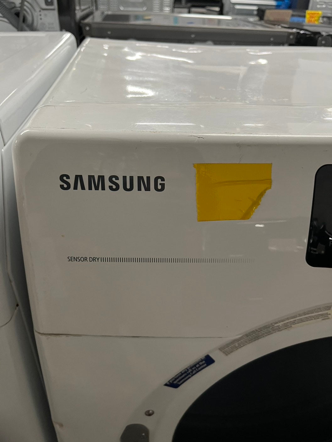 🔥Black Friday  sale‼️Samsung Sensor dry electric 220v dryer front load stainless steel drum 7.5cu.ft. large capacity  27"  white #EDSM1B