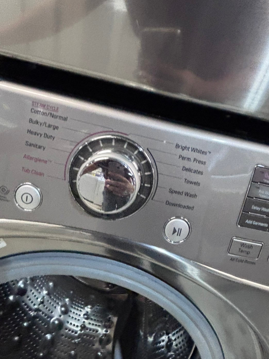>*LG washer large capacity 4.5cu.ft front load stackable or side by side in gray #WEDS22BW