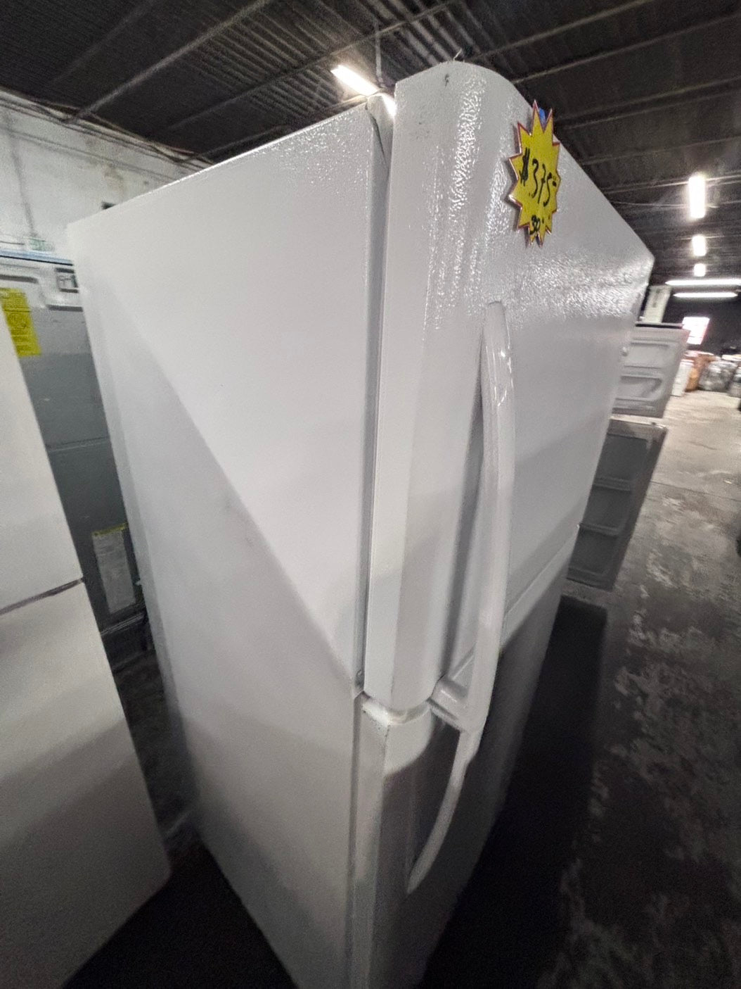 >Frigidaire 21cu.ft -top freezer refrigerator white used refurbished 30” #RFKWHB