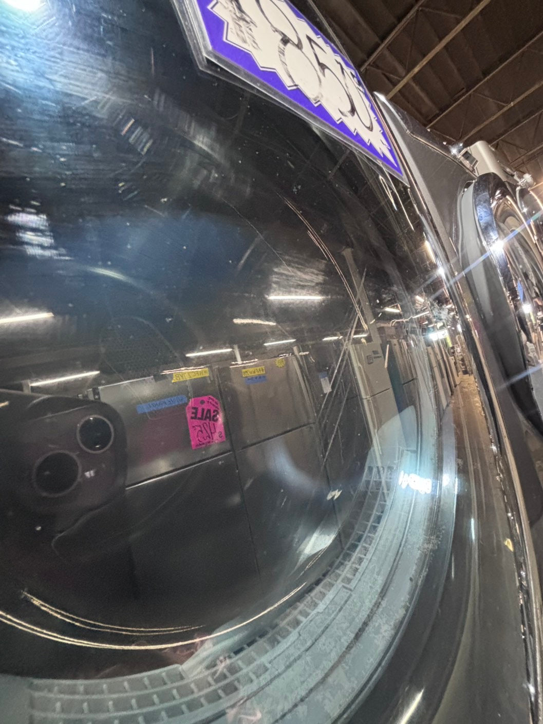 >*Samsung gray washer 4.5cu. ft. Large capacity, & electric dryer set in great condition 27” stackable or side by side  used-refurbished  #SFL23TB