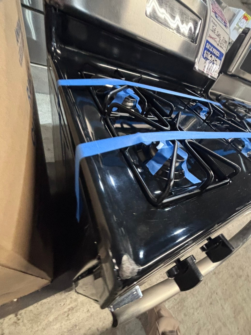 >>sale🔥GE range 4 burner bake broil Hi/Lo self clean in stainless steel used-Refurbished 30” #FEG10SB
