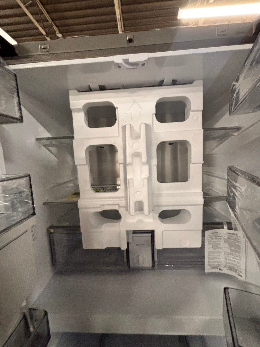 >special🎈New open box 📦 Samsung - Bespoke 23 cu. ft. Counter Depth 4-Door French Door Refrigerator with AI Family Hub+ - Charcoal Glass  & Black/Charcoal #RRSAG41B