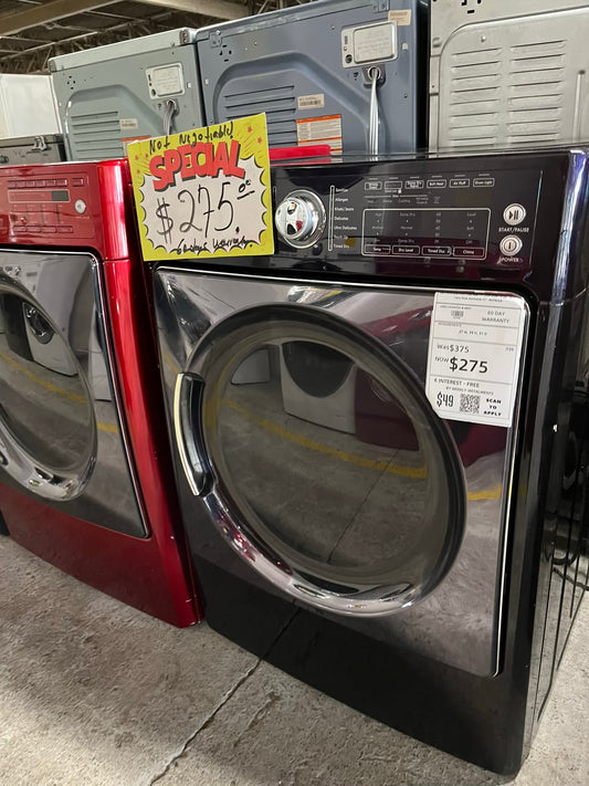 Kenmore front load stackable electric 220v dryer in navy blue 27" #ED403JB