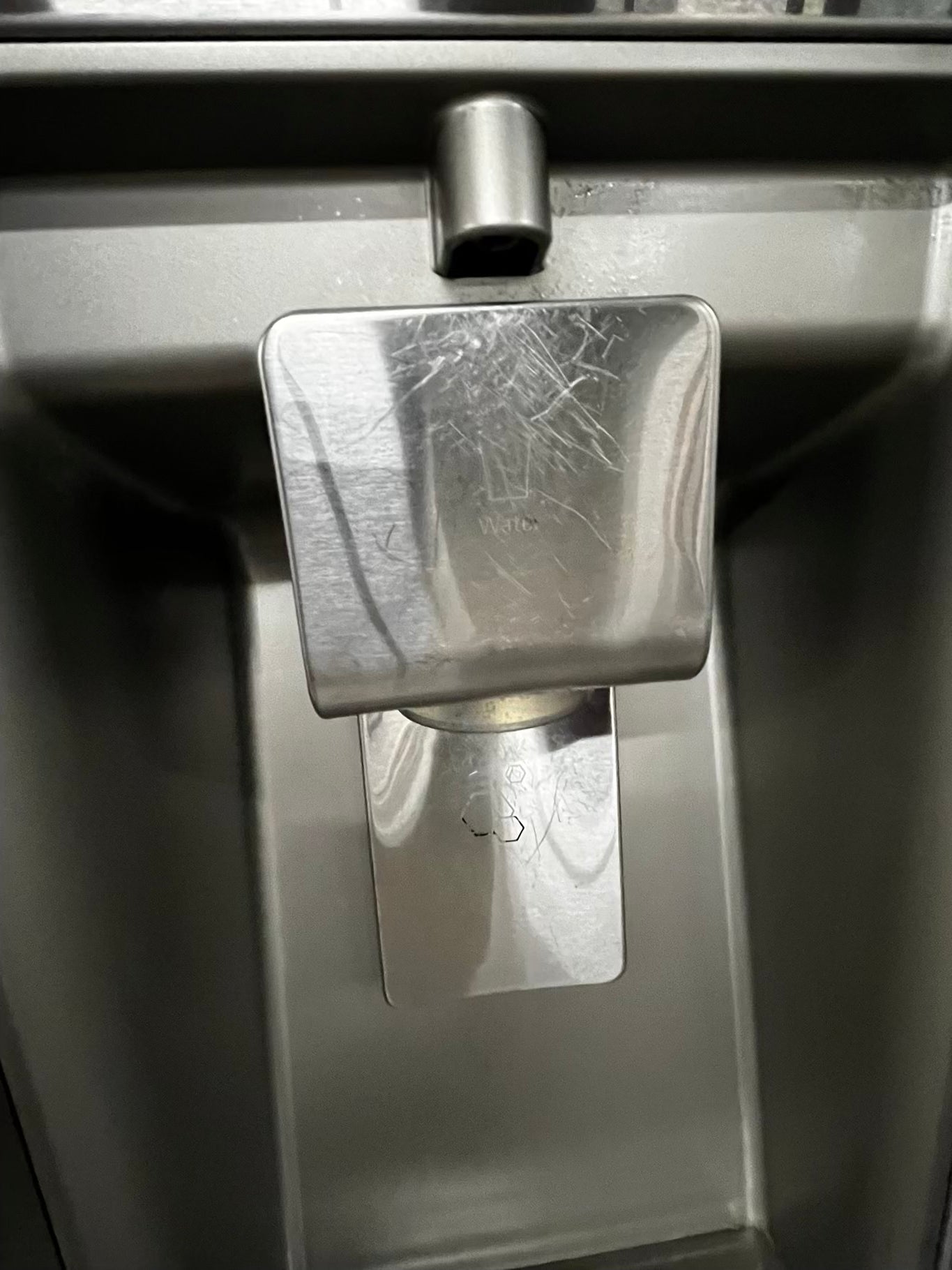 🎄 LG French door Refrigerator counter depth stainless steel w/ ice water dispenser 36" #RF79349B