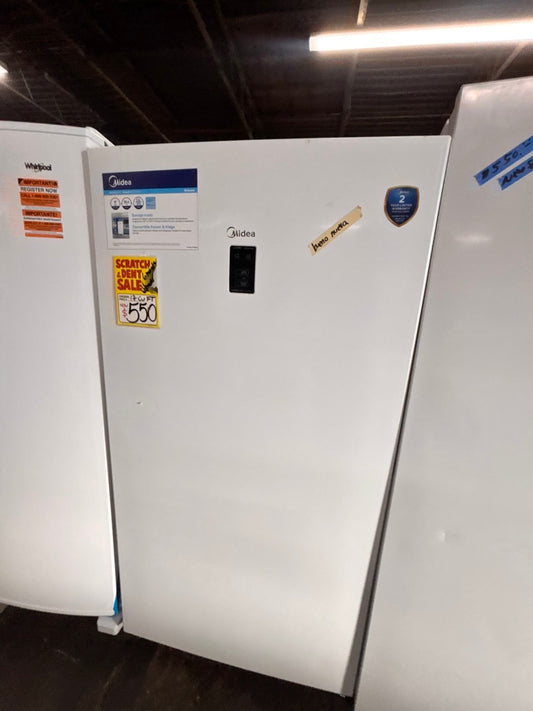 Open box 📦 17cu. ft. Midea Garage Ready Freezer/fridge convertible in White with Temperature Alarm ENERGY STAR #FZR77WBB