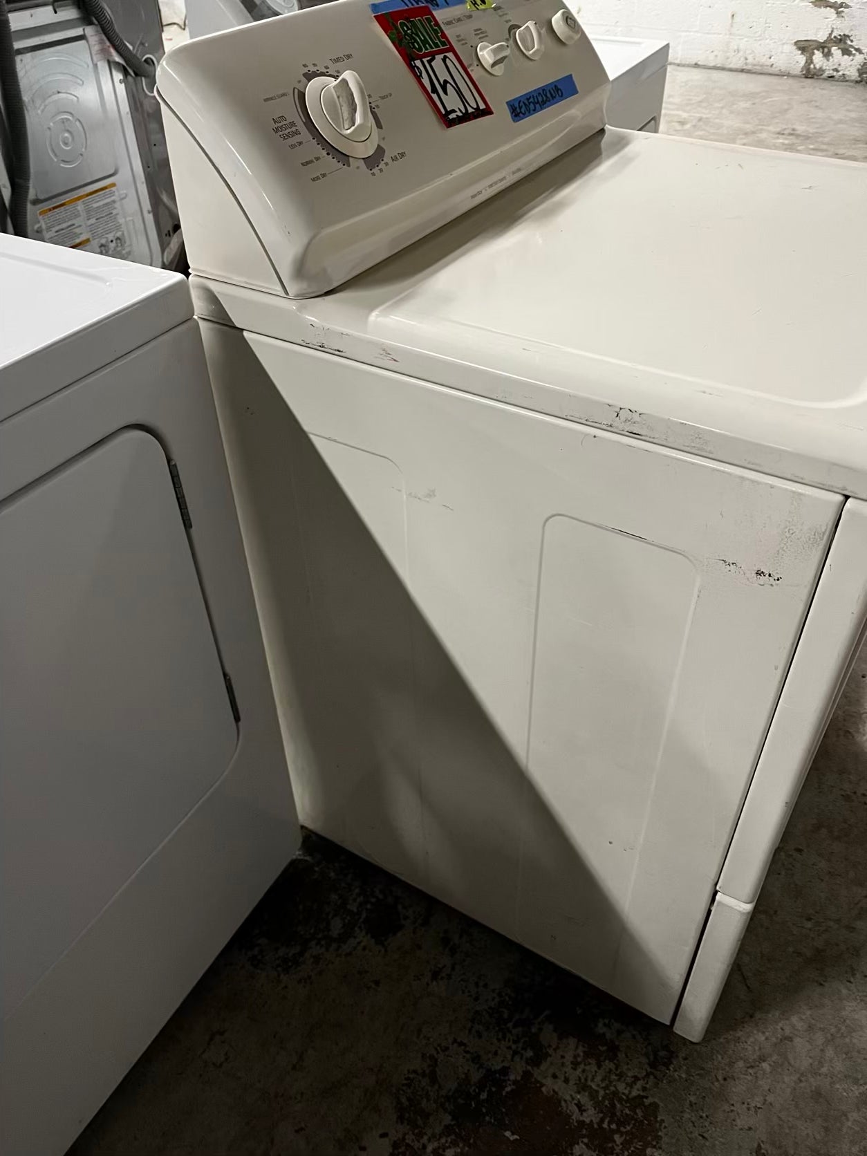 🎄Holiday Sale 🎁 Kenmore  side x side large capacity electric 220v dryer  in off white 27” Refurbished #ED5428NB