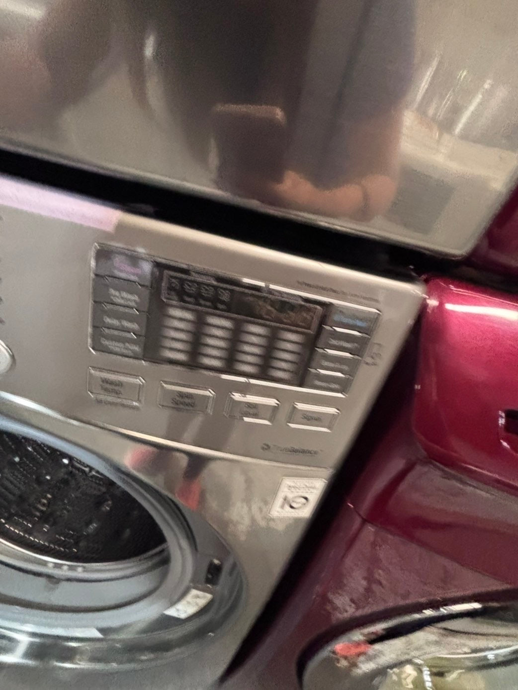 >* July 4th special 🇺🇸LG washer & dryer mix & match steam  set electric 220v front load stackable or side by side - sensor dry in gray  #WED89SET