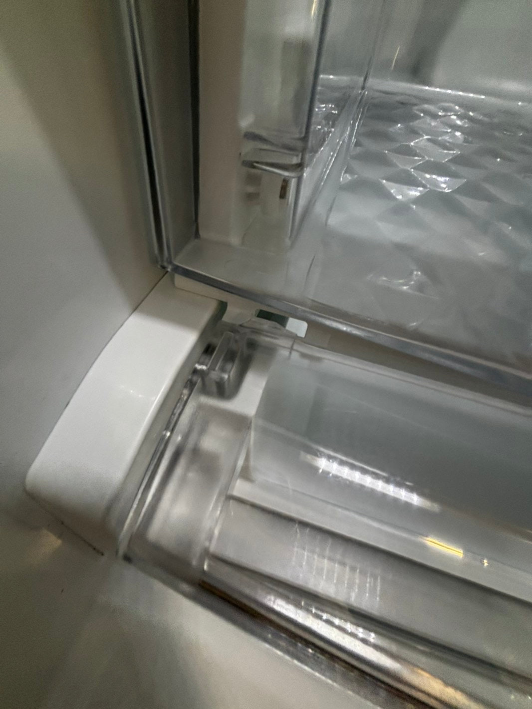 > LG 30” wide French Door Refrigerator in Stainless Steel with ice maker inside used-refurbished # RFD2BB