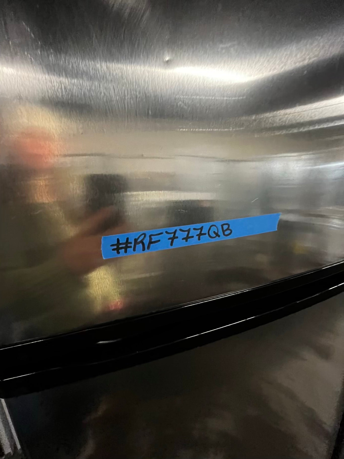 - Whirlpool top freezer refrigerator stainless steel 28" #RF777QB